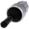 Coordinate switch, 22 mm, round, metal high gloss, black, horizontal latching. 3SU10507BA880AA0