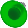 Mushroom pushbutton, illuminated, 22 mm, round, metal, high gloss, green, 60 mm. 3SU10511CA400AA0