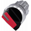 Toggle switch, illuminable, 22 mm, round, metal, high gloss, red. 3SU10522BC200AA0