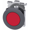 Pushbutton, 30 mm, round, metal, matt, red. 3SU10600JB200AA0