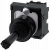 Coordinate switch, 22 mm, round, plastic, black, vertical latching. 3SU11007AB101NA0