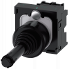 Coordinate switch, 22 mm, round, plastic, black, vertical latching. 3SU11007BB101NA0