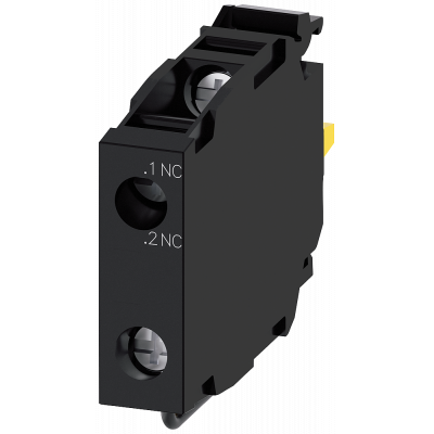 Contact module with 1 contact element, 1 NC, contact for installation monitoring. 3SU14001AA101HA0