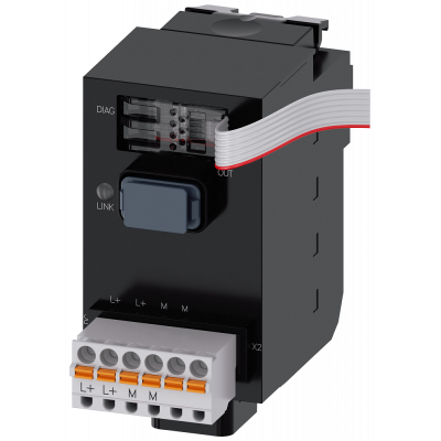 Interface module for PROFINET, standard, 24 V DC, for 1-20 terminal modules, spring-type. 3SU14001LK103AA1