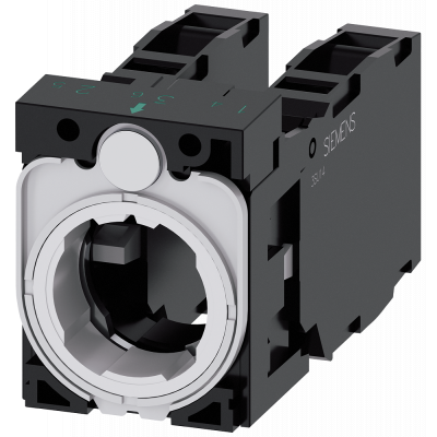 Holder for 3 modules, 1 NO + 1 NC, 1 NO + 1 NC. 3SU15001AA101LA0