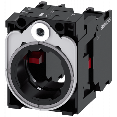 Holder for 3 modules, metal, 1 NC, 1 NC, screw terminal. 3SU15501AA101PA0