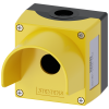 Enclosure for command devices, 22 mm, round, plastic, yellow, 1 command point. 3SU18010AA000AC2