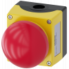 Enclosure for command devices 22 mm round plastic enclosure top part yellow. 3SU18012NG002AA2