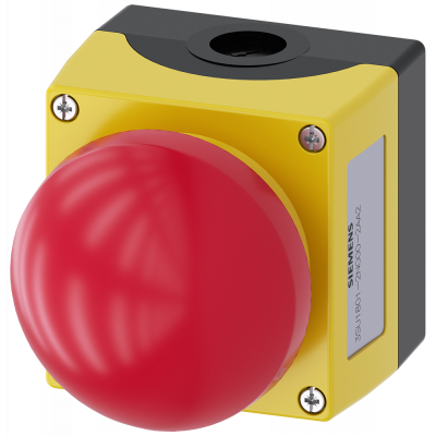 Enclosure for command devices 22 mm round plastic enclosure top part yellow. 3SU18012NG002AA2