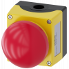 Enclosure for command devices 22 mm round, enclosure material metal enclosure top part yellow. 3SU18512NG002AA2