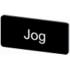 Labeling plate 12.5 x 27 mm, label black, labeling: JOG. 3SU19000AC160DE0