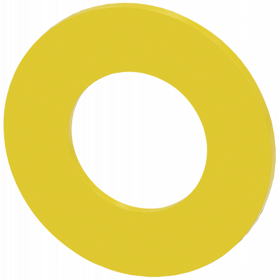 ПОДЛОЖКА ДЛЯ КНОПОК АВАРИЙНОГО ОСТАНОВА, ЖЕЛТАЯ, С МАРКИРОВКОЙ (POLISH), ZATRZYMANIE, SYMBOL 5638, AWARYJNE, SYMBOL 5638, НАРУЖНЫЙ ДИАМЕТР 45MM, ДИАМЕ. 3SU19000BA310ND0