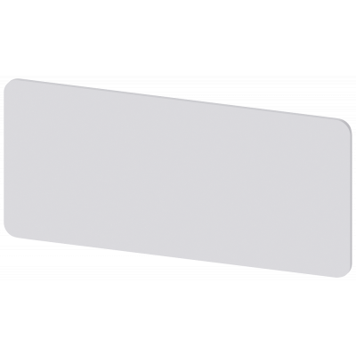 Self-adhesive labeling plate on enclosure, 25x55 mm, silver, without inscription. 3SU19000BU810AA0