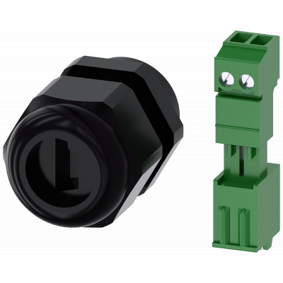 Metric screw fastening M20 for AS-i, for enclosure with 1-3 command points. 3SU19000HE100AA0