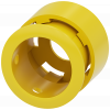 Protective collar for emergency stop mushroom pushbutton, 30 mm, 60 mm, yellow. 3SU19500DX300AA0