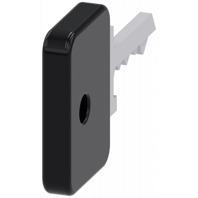 Key for O.M.R. key-operated switch, black. 3SU19500FL100AA0