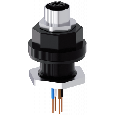 Adapter ASI M12 socket, 4-pole for M20 cable entry. 3SU19500HA100AA0