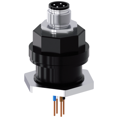 Adapter ASI M12 connector, 8-pole, for M25 cable entry. 3SU19500HW100AA0