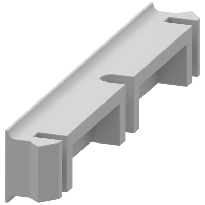 Slit cover for position switch with separate actuator. 3SX3233