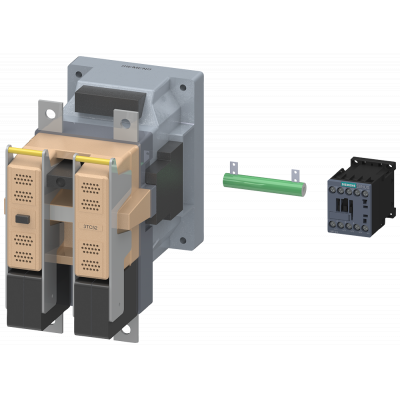 Contactor size 8, 2-pole, DC-3 and 5, 170 A at 750 V auxiliary contacts 21 (2 NO+1 NC). 3TC52170LB4