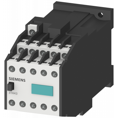 Contactor relay 55E, 5 NO + 5 NC, DC op., 48 V DC. 3TH43550BW4