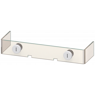 Terminal cover short for screwed union connection between contactor 3TF68 and transformer. 3TX76860B