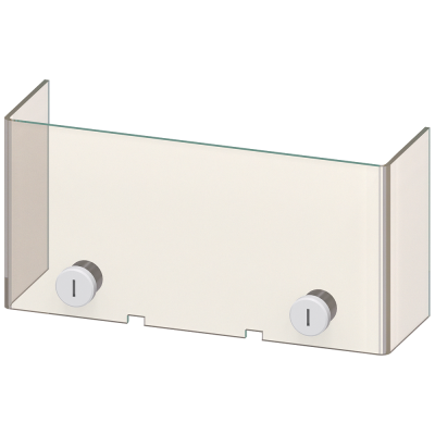 Terminal cover for transformer 3UF18 68-3G and for contactor mounting 3TF69 from 2 terminals. 3TX76960A