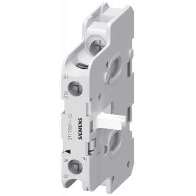 Auxiliary switch for coil switchover with DC economy circuit. 3TY76811G