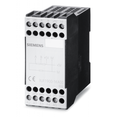 Bus termination module for L2-RS 485 and PROFIBUS-RS 485 for bus connection behind the last device. 3UF19001KB00