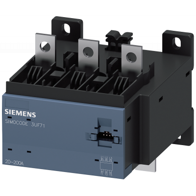 Current measuring module set current 20...200 A width 120 mm busbar connection. 3UF71031BA000