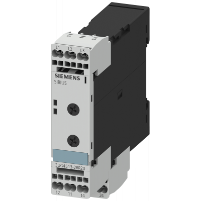 Analog monitoring relay, phase failure and sequence unbalance 20% fixed. 3UG45132BR20