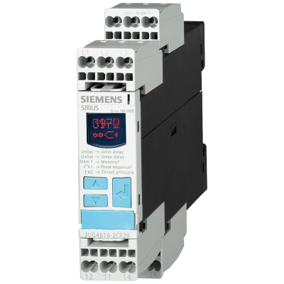 Digital monitoring relay for three-ph. voltage with N-conductor. 3UG46162CR20