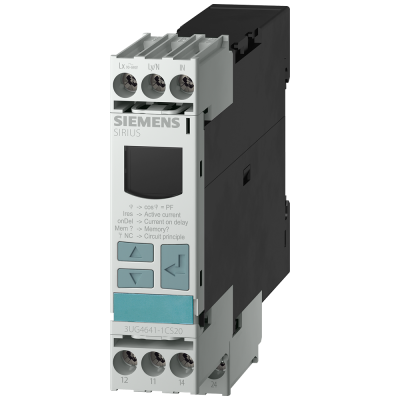 Digital monitoring relay cos-phi and current monitoring from 90 to 690 V AC. 3UG46411CS20