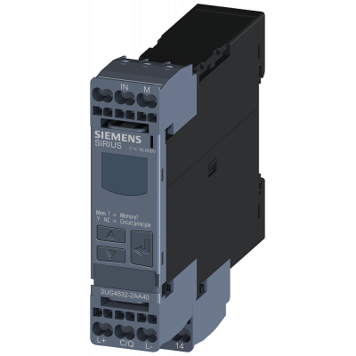 Monitoring relay, digital, voltage monitoring, 22.5 mm for IO-Link 10 to 60. 3UG48322AA40