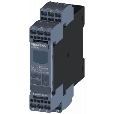 Monitoring relay, digital, cos-phi a. current monitoring for IO-Link 90 to 690. 3UG48412CA40