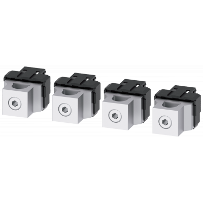 Wire connector, 4 units, accessories for: 3VA2 100/160/250.. 3VA91040JB11