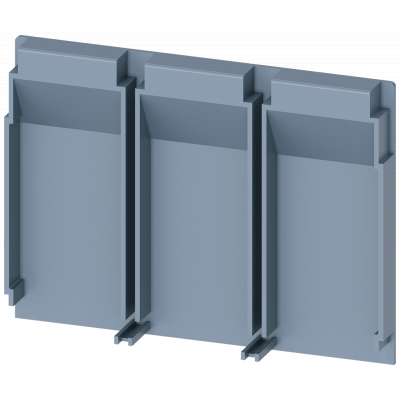 Insulating plate extended, 3-pole, 1 unit, accessories for: 3VA1 100/160.. 3VA91110WJ30