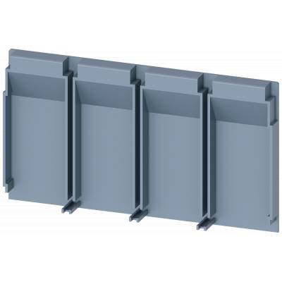 Insulating plate extended, 4-pole, 1 unit, accessories for: 3VA1 100/160.. 3VA91110WJ40