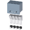 Distribution wire connector, 6 cables, 4 units, accessories for: 3VA1 100/160.. 3VA91140JF60