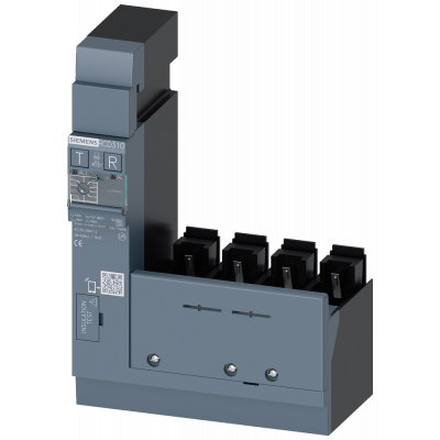 Residual current ammeter RCD310 Basic RCD type A side-mounted rated fault current 0.03 to 5 A at 50/60 Hz TV instantaneous 4-pole In=160 A Ue=127-480 . 3VA91140RS10