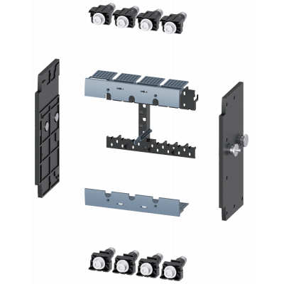 Draw-out unit conversion kit for MCCB, accessories for: Circuit breakers 4-pole.. 3VA91240KD10