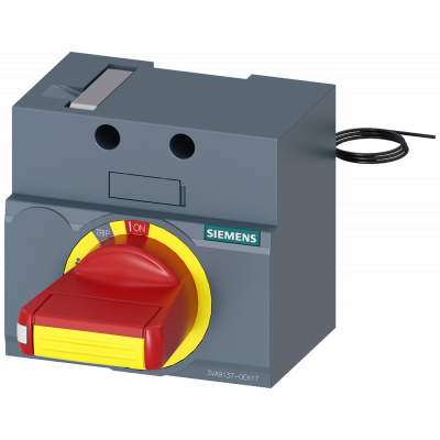 Front rotary operator emerg. off IEC IP30/40 24V DC illumination kit, accessories for: 3VA.. 3VA91370EK17