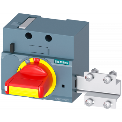 Front rotary operator emerg. off with door interlock IEC IP30/40, accessories for: 3VA5 12.. 3VA91370EK25