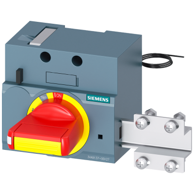 Front rotary operator emerg. off with door interlock IEC IP30/40 illumination kit 24V.. 3VA91370EK27