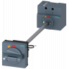 Door mounted rotary operator standard IEC IP65 with door interlock illum. kit.. 3VA91370FK23