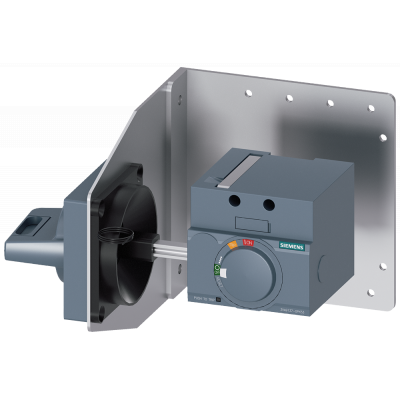 Side wall mounted rotary operator standard IEC IP65 with mounting bracket, 24V DC illumin.. 3VA91370PK53