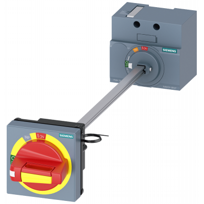 Door mounted rotary operator emerg. off IEC IP65 with door interlock illum. kit.. 3VA91570FK27