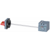 Side wall-mounted rotary operator emergency stop IEC IP65 accessory for: 3VA1 100/160.. 3VA91570PK15