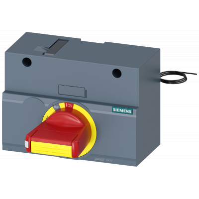 Front rotary operator emerg. off IEC IP30/40 24V DC illumination kit, accessories for: 3VA.. 3VA92570EK17