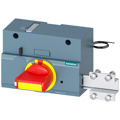 Front rotary operator emerg. off with door interlock IEC IP30/40 illumination kit 24V.. 3VA92570EK27